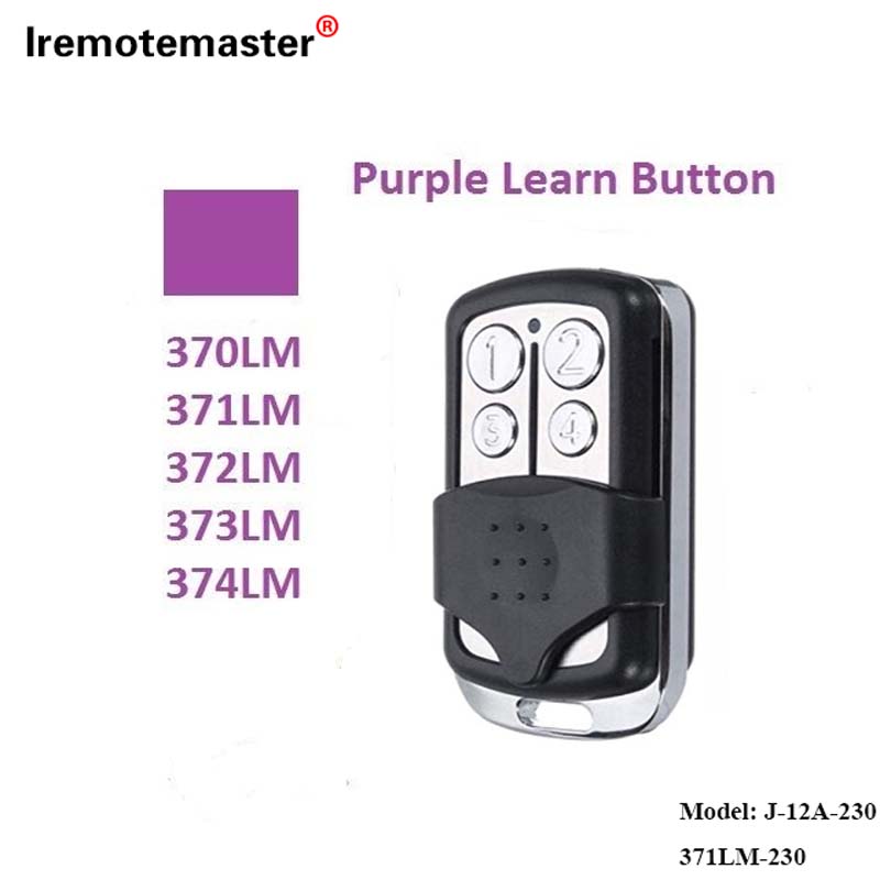 Mo 370LM, 371LM, 372LM, 373LM, 374LM Waiporoporo Ako Patene 315MHz Waehere Hurihuri