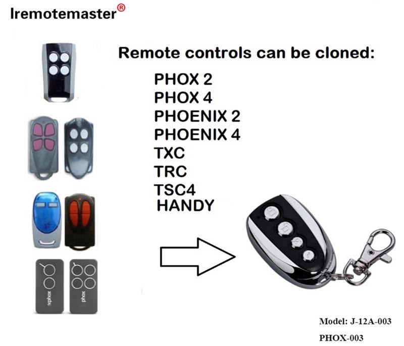 Mo PHOENIX 2 4 TSC2 TSC4 HANDY2 whakakapinga karati tatau mana mamao 433.92mhz